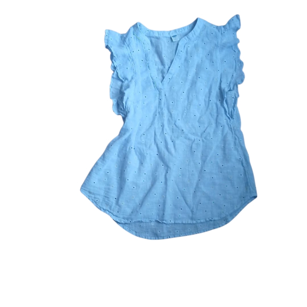 Linen‎ Cotton Blend Blouse